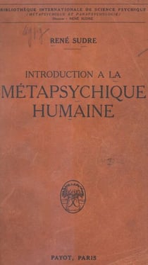 Introduction à la métapsychique humaine