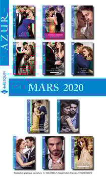 Pack mensuel Azur : 11 romans + 1 gratuit (Mars 2020)