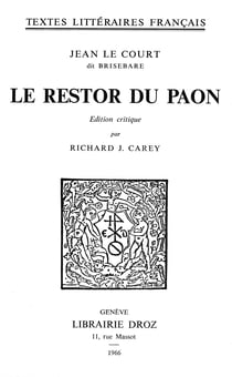 Le Restor du Paon