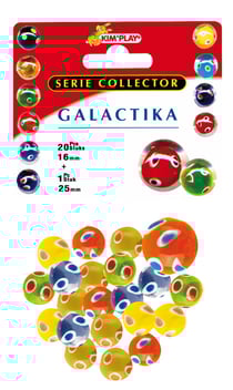 20 billes + 1 calot Galactika