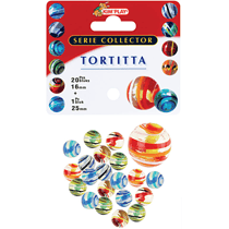 20 billes 16 mm et 1 calot 25 mm Tortitta