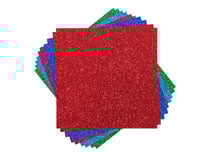 Bloc 10 feuilles papier cartonné à paillettes 30x30 cm