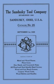 Sandusky Tool Co. 1925 Catalog - Catalog No. 25, September 1st, 1925