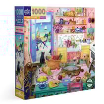 Puzzle 1000 pièces - Cuisine rose - Eeboo