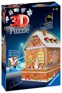 Ravensburger Puzzle 3D Maison de Noël en pain d'épices