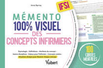 Mémento 100% visuel des concepts infirmiers - Les 100 concepts essentiels en cartes mentales par ordre alphabétique pour ses études en IFSI