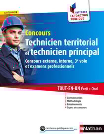 Concours Technicien territorial et Technicien principal - Intégrer la fonction publique - 2016 - Format : ePub 3 FL