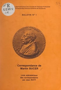 Correspondance de Martin Bucer - Liste alphabétique des correspondants