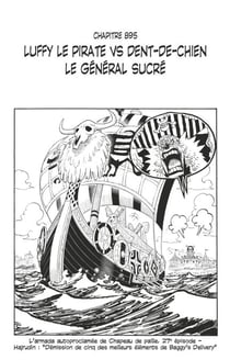 One Piece édition originale - Chapitre 895 - Luffy le pirate VS Dent-de-chien le général sucré