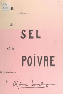 De sel et de poivre - 800 aphorismes