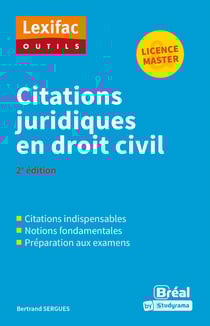 Citations juridiques en droit civil - Licence, Master