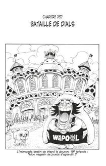 One Piece édition originale - Chapitre 257 - Bataille de dials
