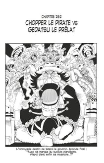 One Piece édition originale - Chapitre 262 - Chopper le pirate VS Gedatsu le prélat