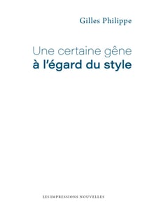Une certaine gêne à l'agard du style