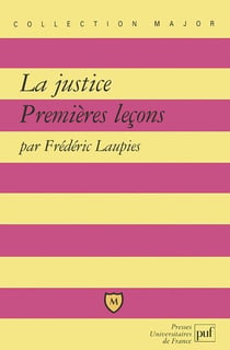 La justice - premières leçons
