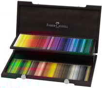 Coffret en bois Faber-Castell - Polychromos - 120 crayons de couleur