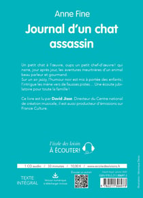 Le Journal d'un chat assassin (audio)