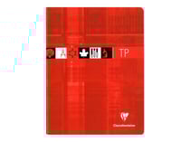 Cahier de Travaux pratiques piqué 17x22 cm 80 pages séyès - Coloris assortis