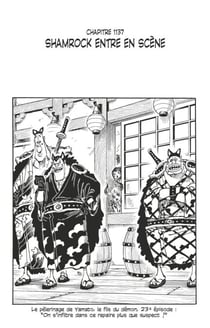 One Piece édition originale - Chapitre 1137 - Shamrock entre en scène