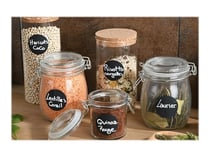 Lot de 30 Etiquettes rondes ardoise noire diamètre 4,8 cm - Avery