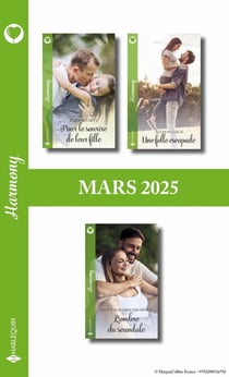 Pack mensuel Harmony - 3 romans (Mars 2025)