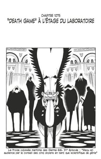 One Piece édition originale - Chapitre 1075 - "Death game" à l'étage du laboratoire