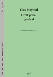 Droit pénal général (6e édition)