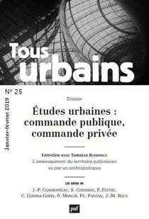 REVUE TOUS URBAINS n.25 : La commande en architecture (édition 2019)
