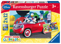 Puzzle 2 x 12 pièces - Mickey, Minnie et leurs amis - Ravensburger