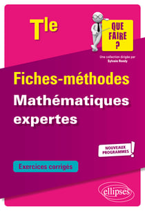 Mathématiques expertes - terminale - nouveaux programmes
