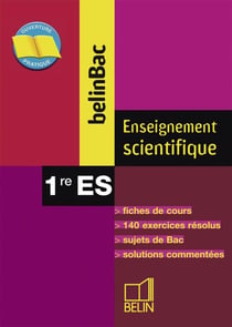 Enseignement scientifique 1ère ES : BelinBac