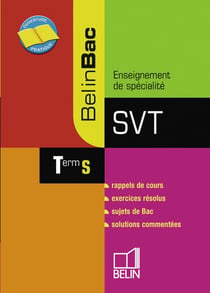 SVT Term S : Belin Bac  Spécialité