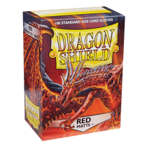 Protège-cartes Dragon Shield Matte Ruby - Arcane Tinmen - 100 pièces