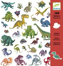 Stickers Dinosaures - Djeco - 160 pièces