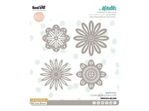 4 formes de découpe Métaliks - Fleurs en dentelle