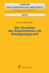 Der Charakter des Arbeitnehmers als Kündigungsgrund