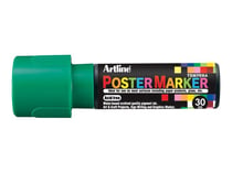 Marqueur poster Tempera 30mm - Vert fluo