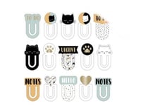 Marque-pages en carton - Terrazzo cat