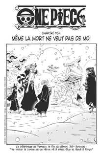 One Piece édition originale - Chapitre 1154 - Même la mort ne veut pas de moi