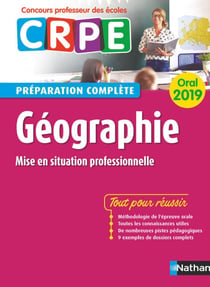 Géographie - oral 2019 - Préparation complète - CRPE - Format : ePub 3