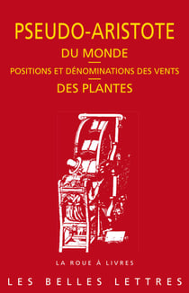 Du Monde ; Positions et dénominations des vents ; Des plantes