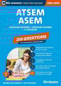 ATSEM-ASEM - Concours externe - Concours interne - 3e concours - 200 questions - Catégorie C – Concours 2025-2026