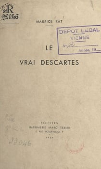 Le vrai Descartes