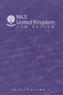 NILS United Kingdom Law Review: 2018 Volume 1 - NILS United Kingdom Law Review, #1