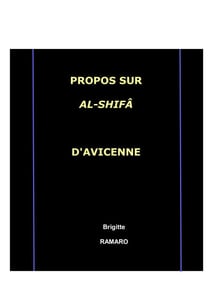 Propos sur l'Al Shifâ d'Avicenne