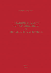 De ratione communi omnium linguarum et literarum commentarius