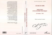CHARLES GIDE - PRINCIPES D'ECONOMIE POLITIQUE (26E EDITION - 1931) - Les ?uvres de Charles GIDE - Volume II