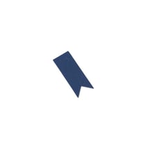 24 étiquettes fanion - bleu marine