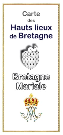 Carte des hauts lieux de Bretagne