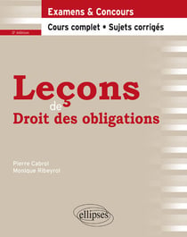 Leçons de droit des obligations (2e édition)